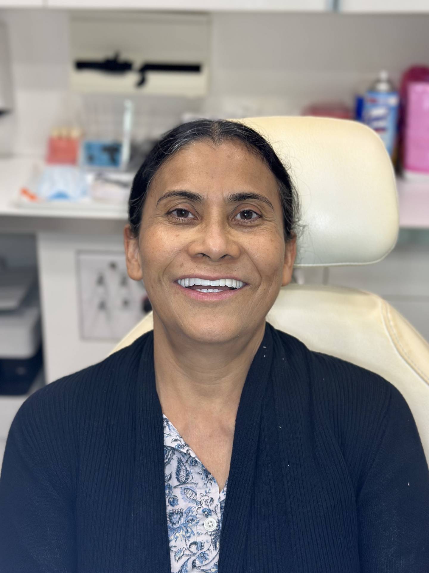 Patient smile result